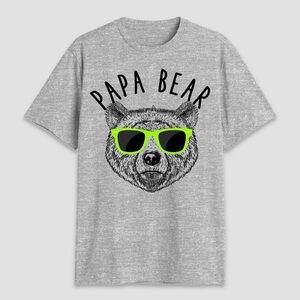 NWT! Mad Engine Men's Papa Bear Short Sleeve T-Shirt
